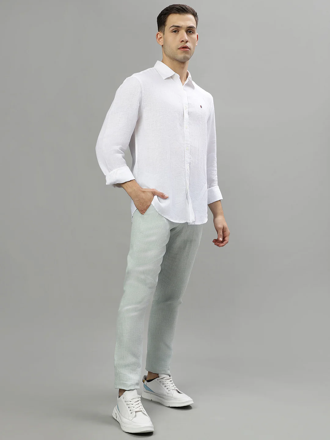 Iconic White Regular Fit Shirt - Image 5