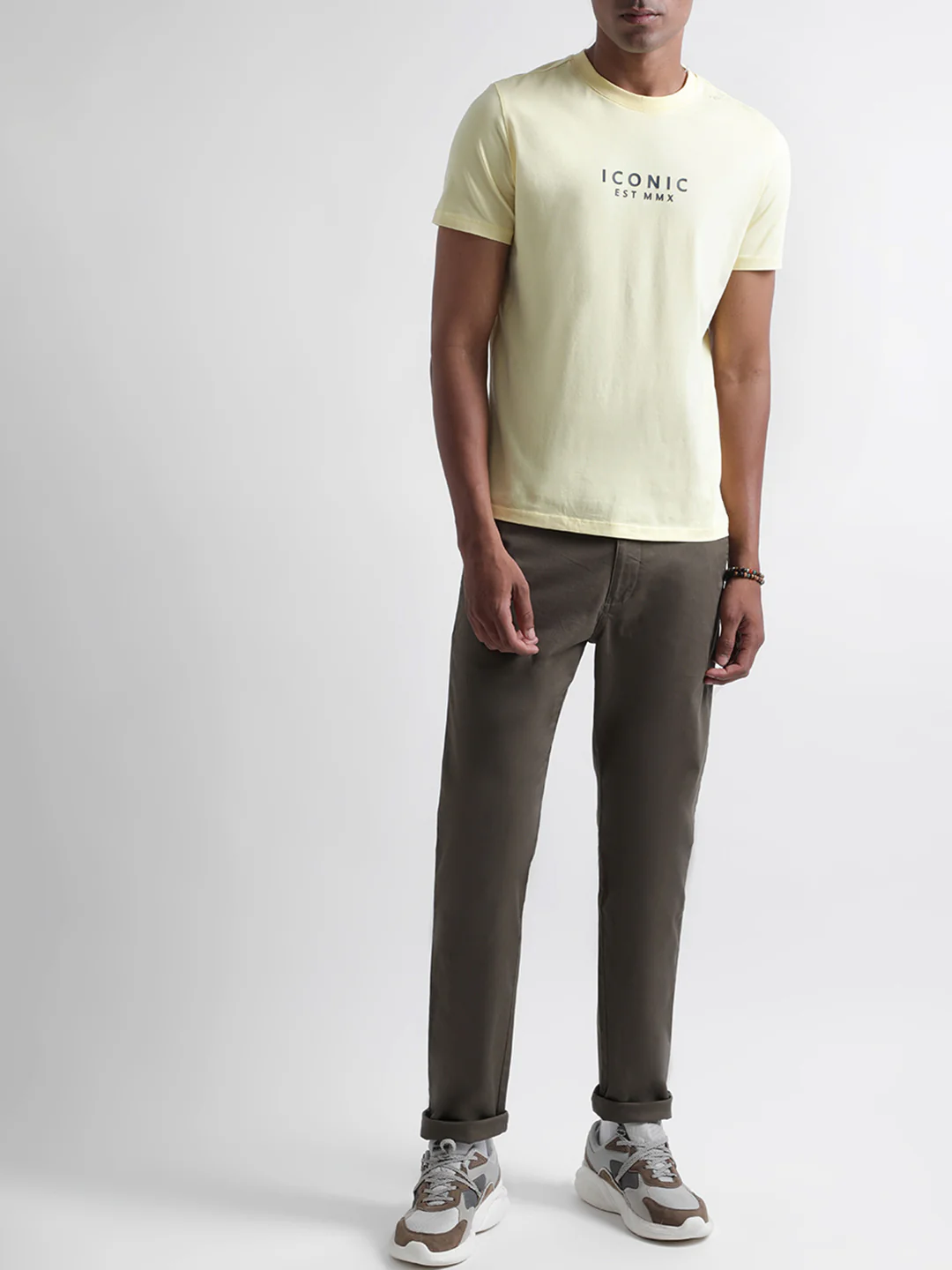Iconic Yellow Logo Regular Fit Tshirt - Image 4