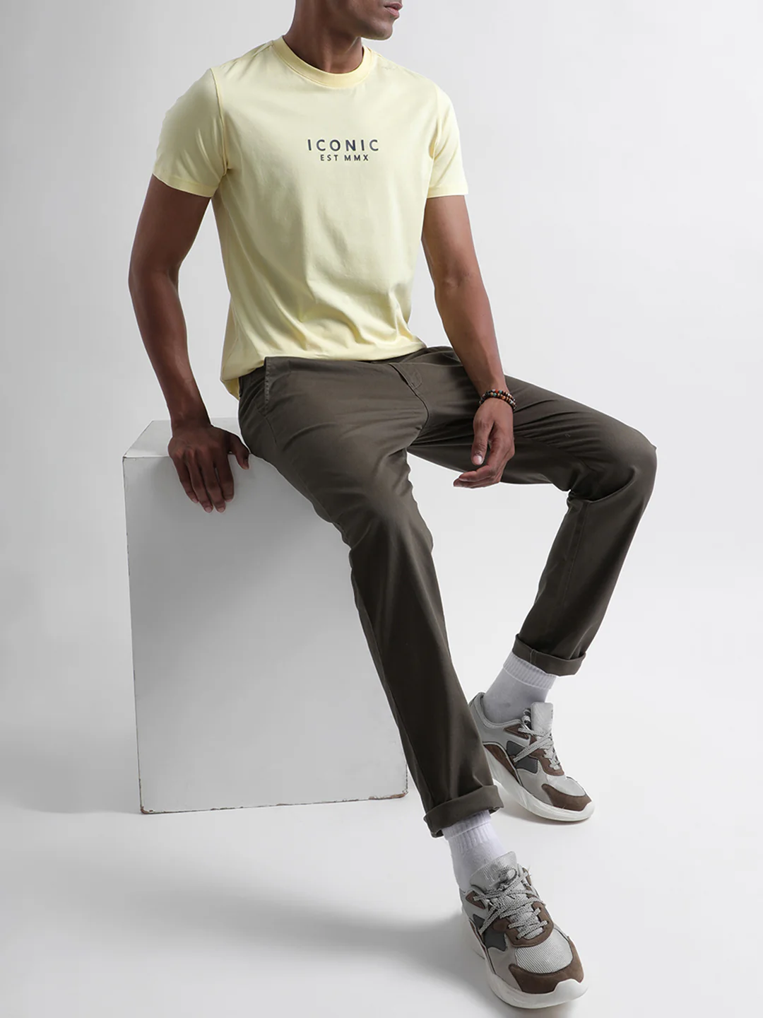 Iconic Yellow Logo Regular Fit Tshirt - Image 5