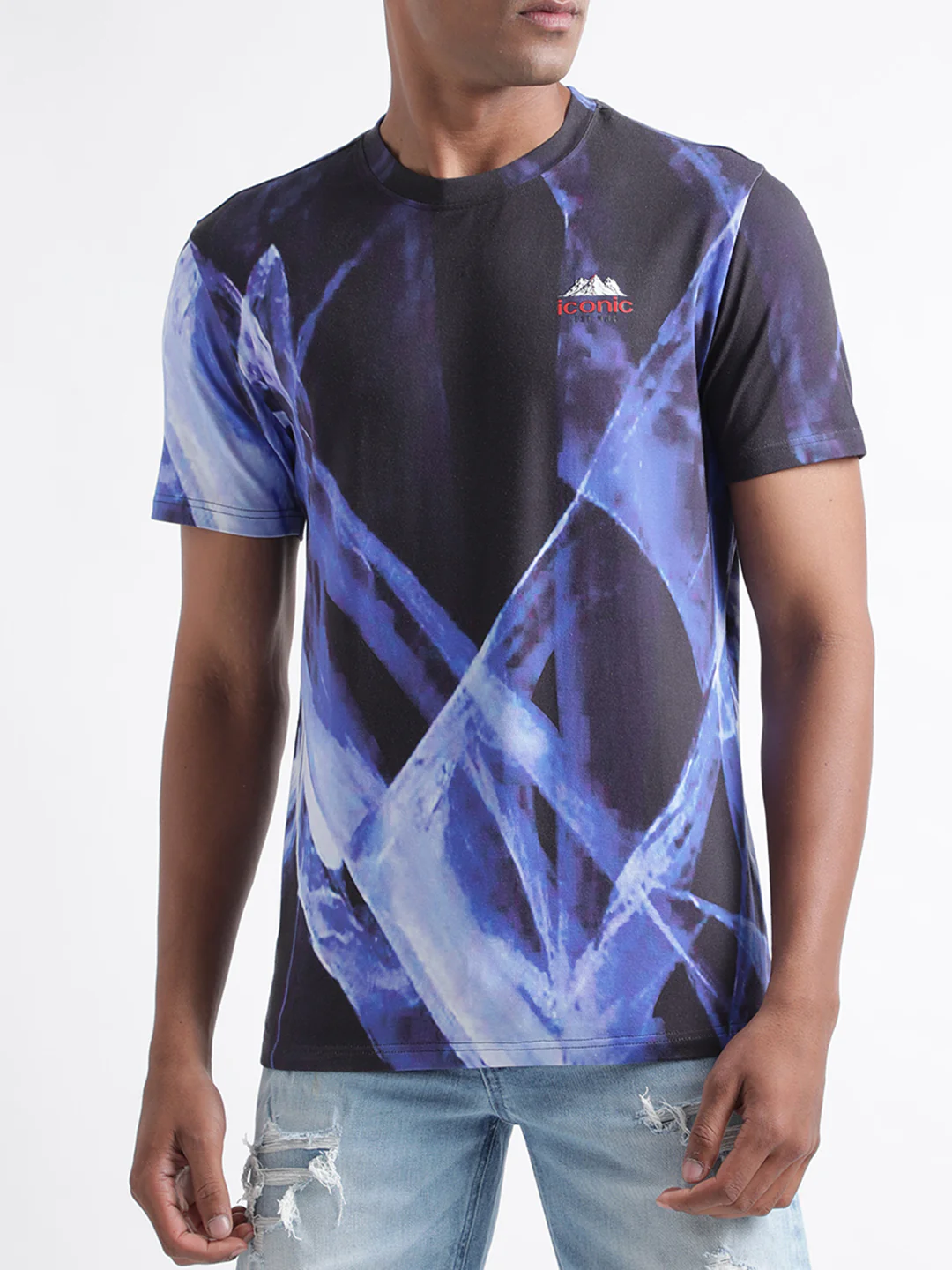 Iconic Multi Printed Regular Fit Tshirt