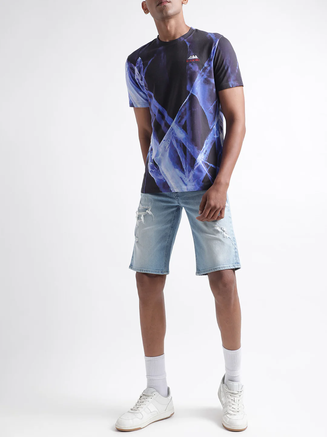 Iconic Multi Printed Regular Fit Tshirt - Image 4