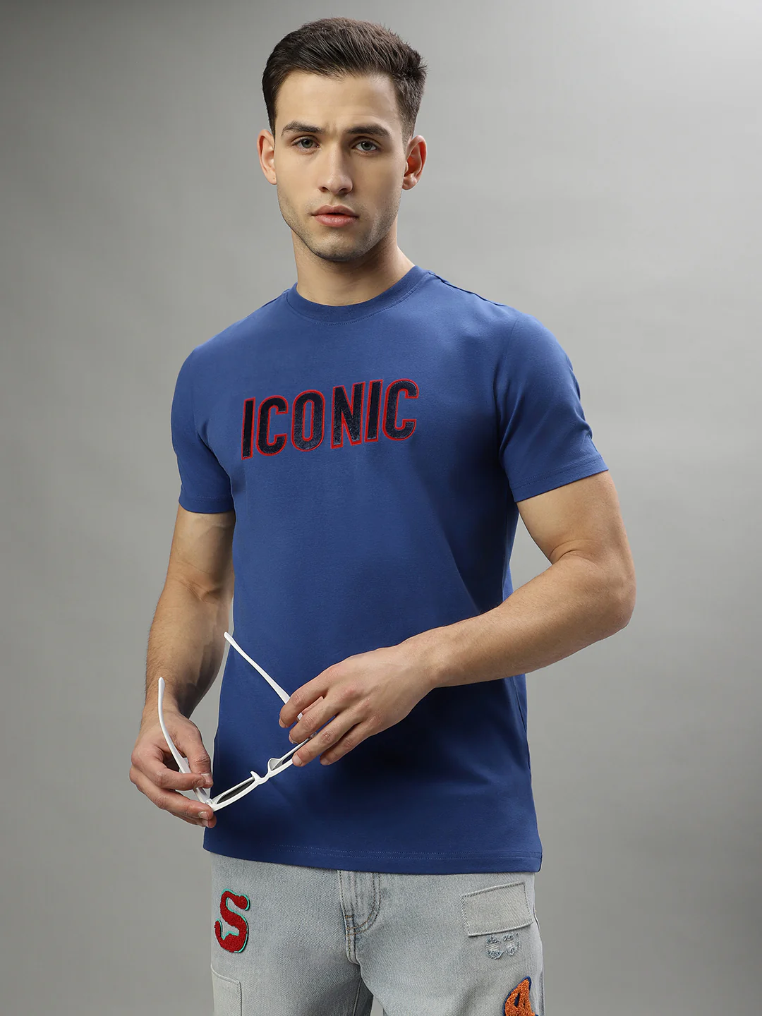 Iconic Multi Logo Regular Fit Tshirt