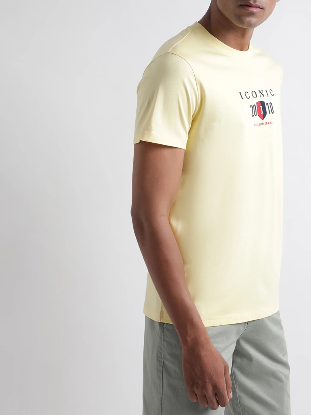 Iconic Yellow Logo Regular Fit Tshirt - Image 2