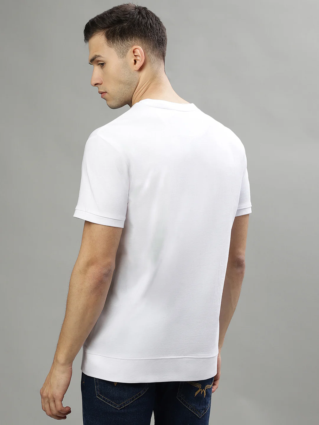 Iconic White Regular Fit Tshirt - Image 4