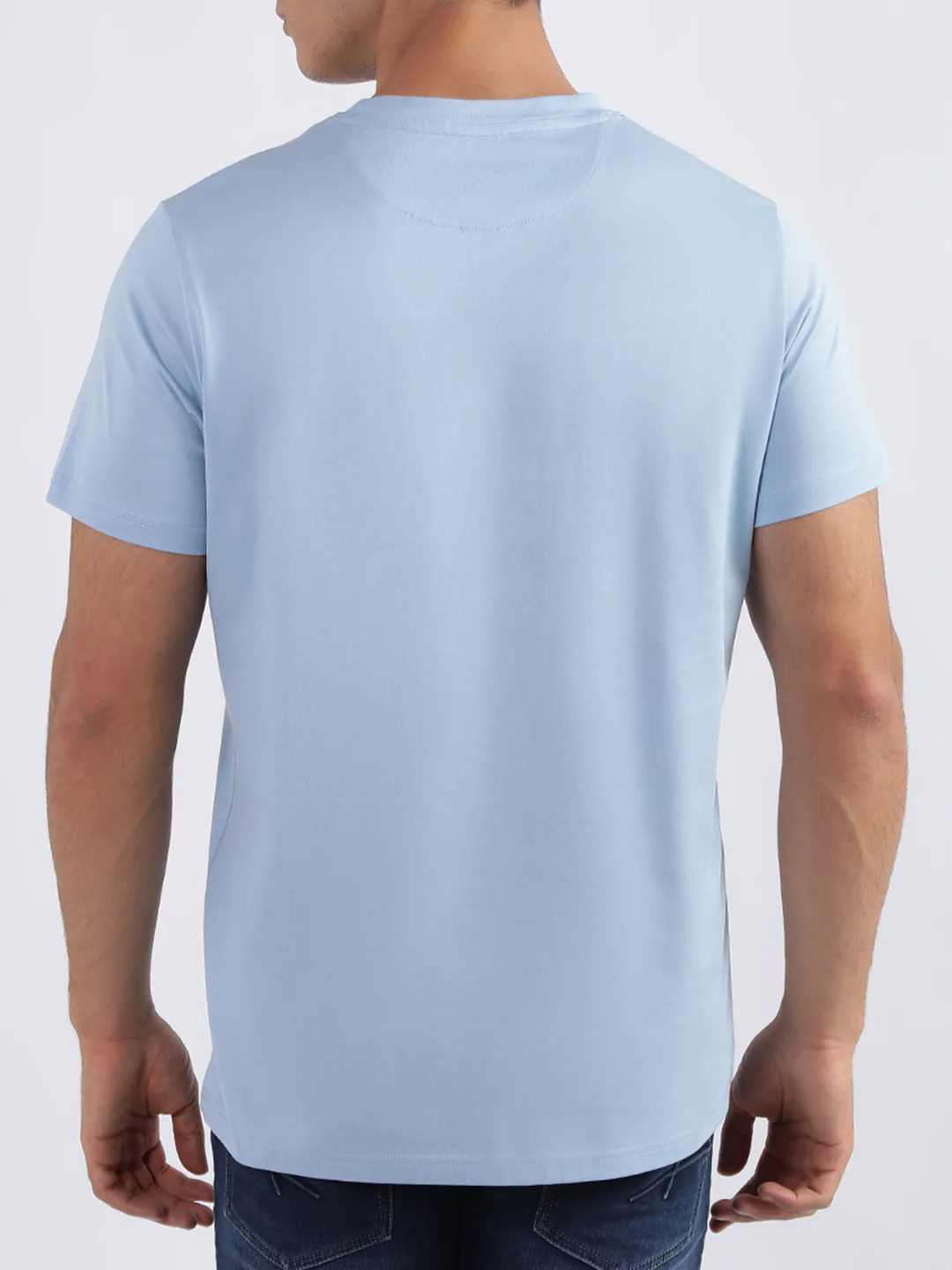 Iconic Blue Regular Fit Tshirt - Image 4