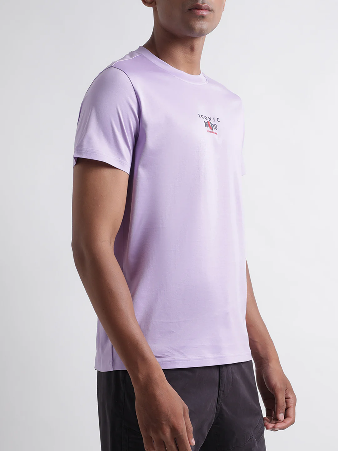 Iconic Lilac Regular Fit Tshirt - Image 2