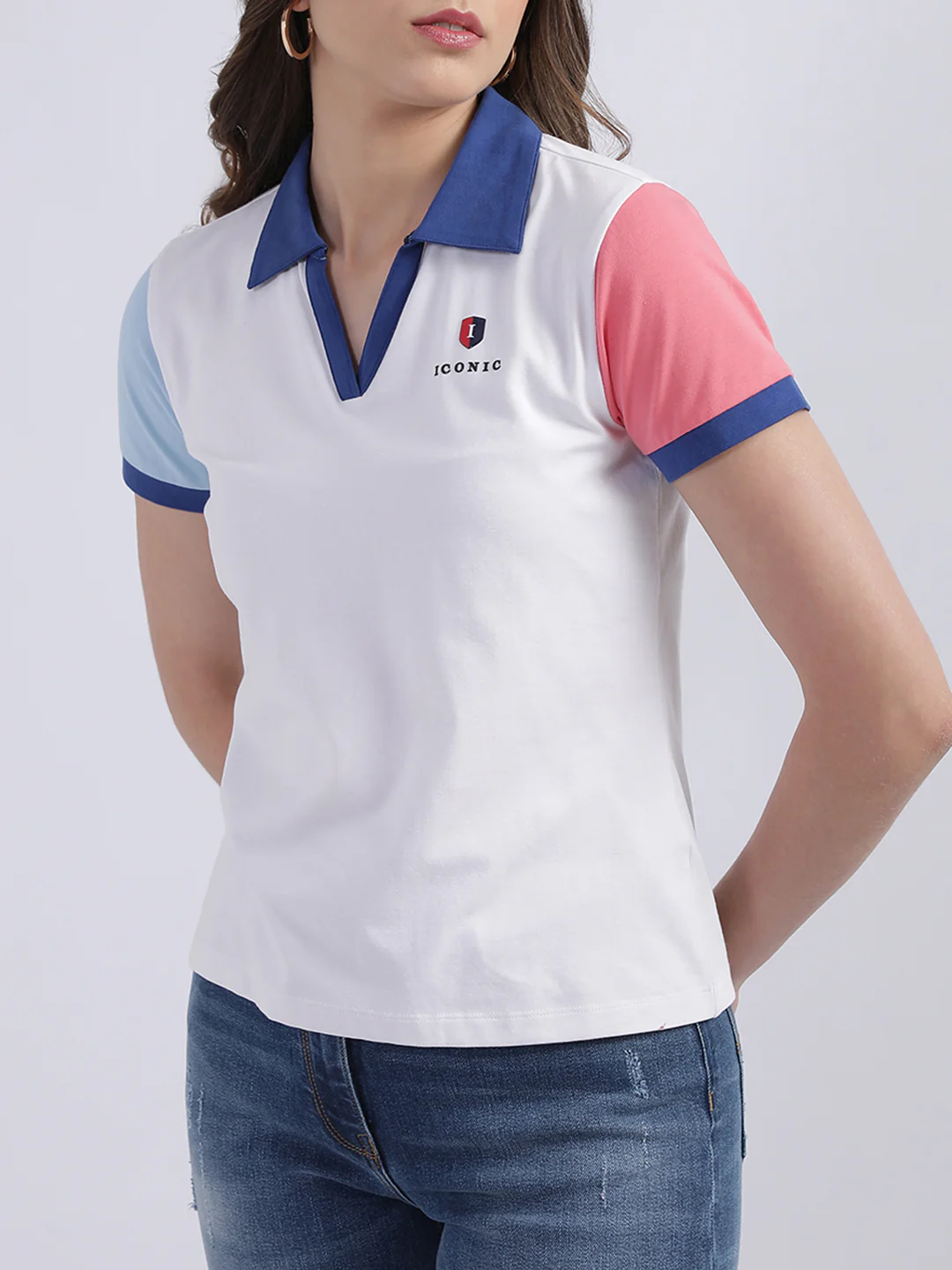 Iconic Multicolor Regular Fit Polo Tshirt - Image 2