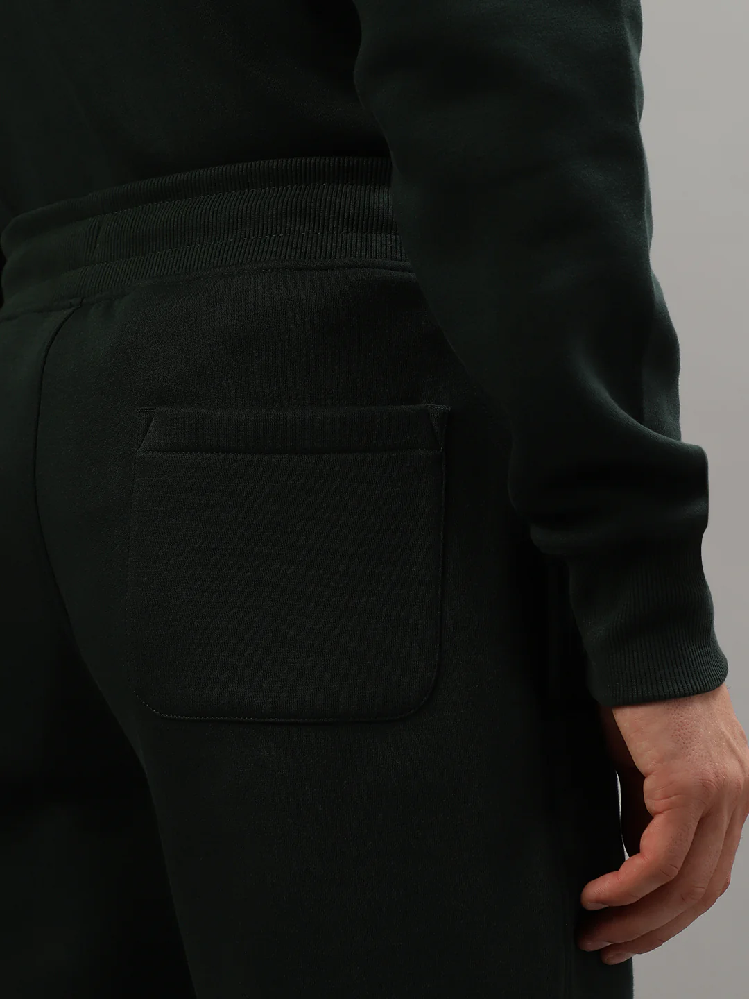 Iconic Men Green Solid Regular Fit Mid-Rise Track Pants - Image 8