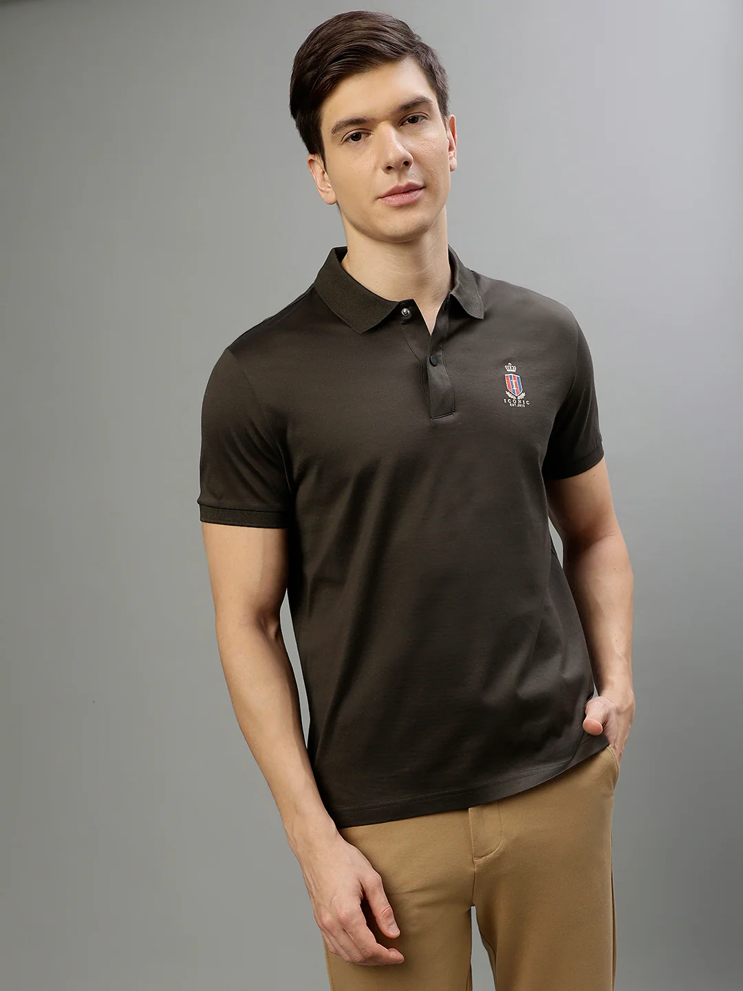 Iconic Black Fashion Regular fit Tshirts - Image 2