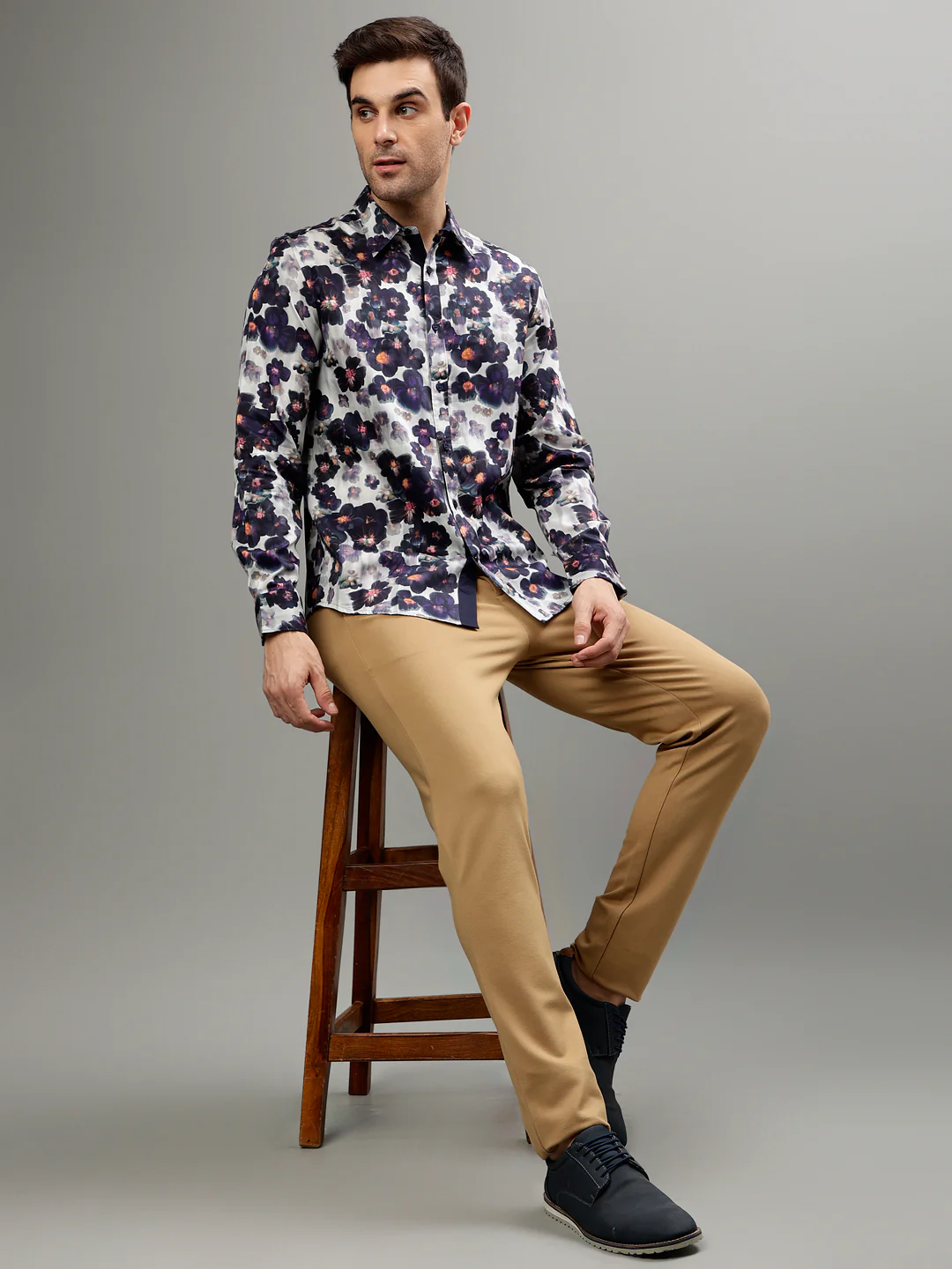 Iconic Multi Color Fashion Printed Regular fit Shirt - Image 5