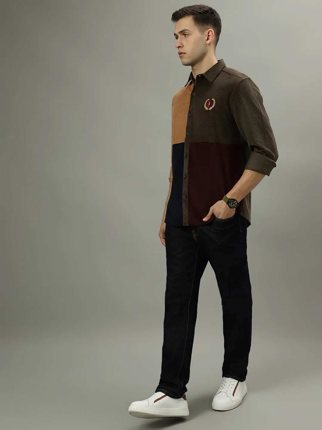 Iconic Multi Color Fashion Regular Fit Shirt - Image 4