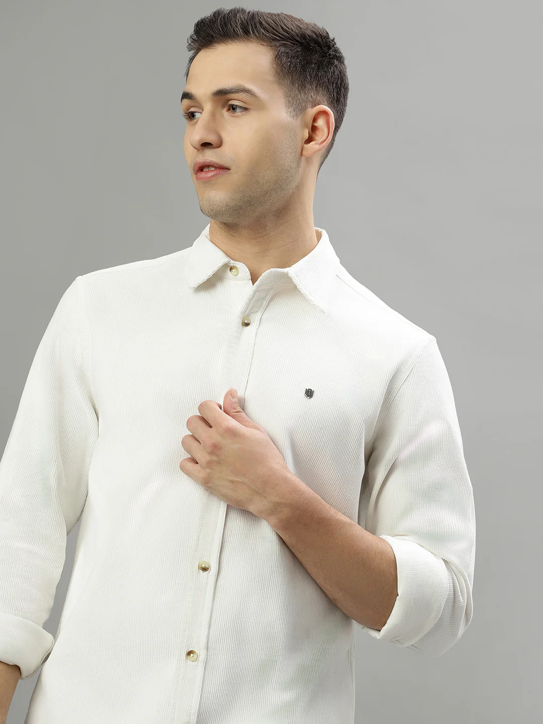 Iconic White Fashion Regular Fit Shirt - Image 6