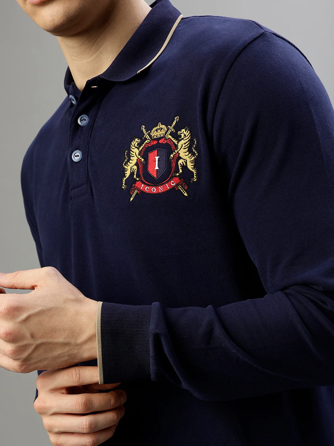 Iconic Blue Fashion Regular fit Tshirt - Image 7