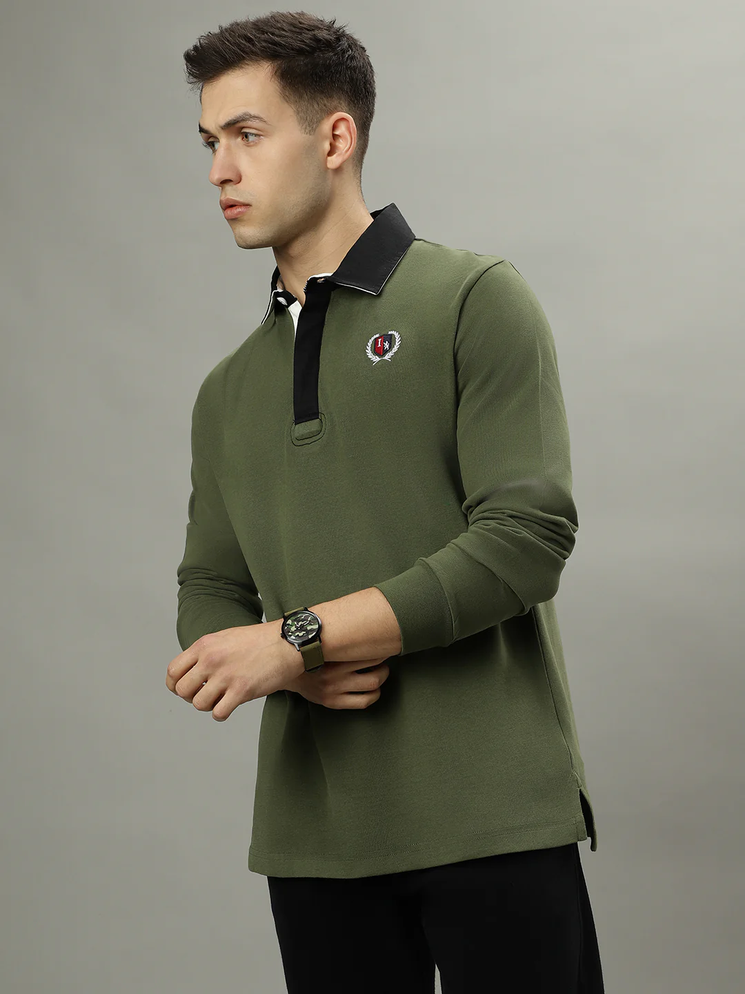 Iconic Green Fashion Regular Fit Polo Tshirt - Image 5