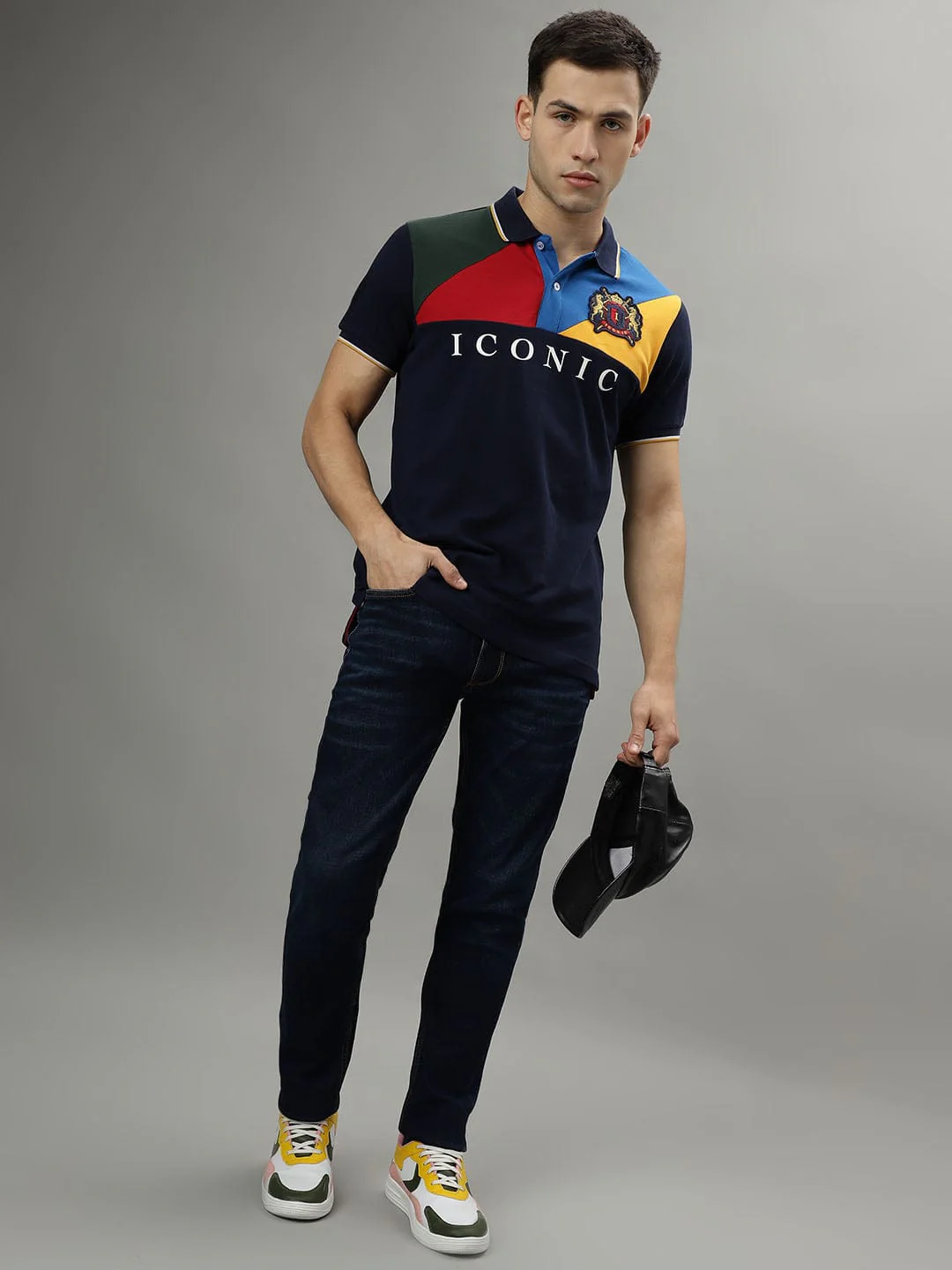 Iconic Men Multi Polo Tshirt - Image 4