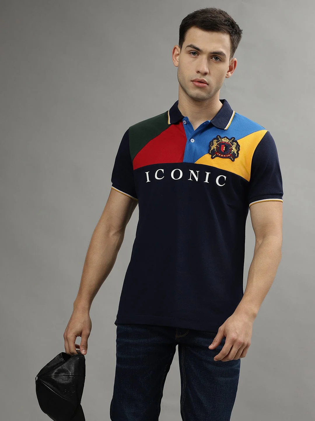 Iconic Men Multi Polo Tshirt - Image 5