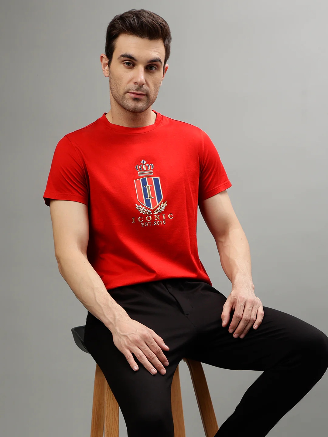 Iconic Red Fashion Regular fit Tshirts