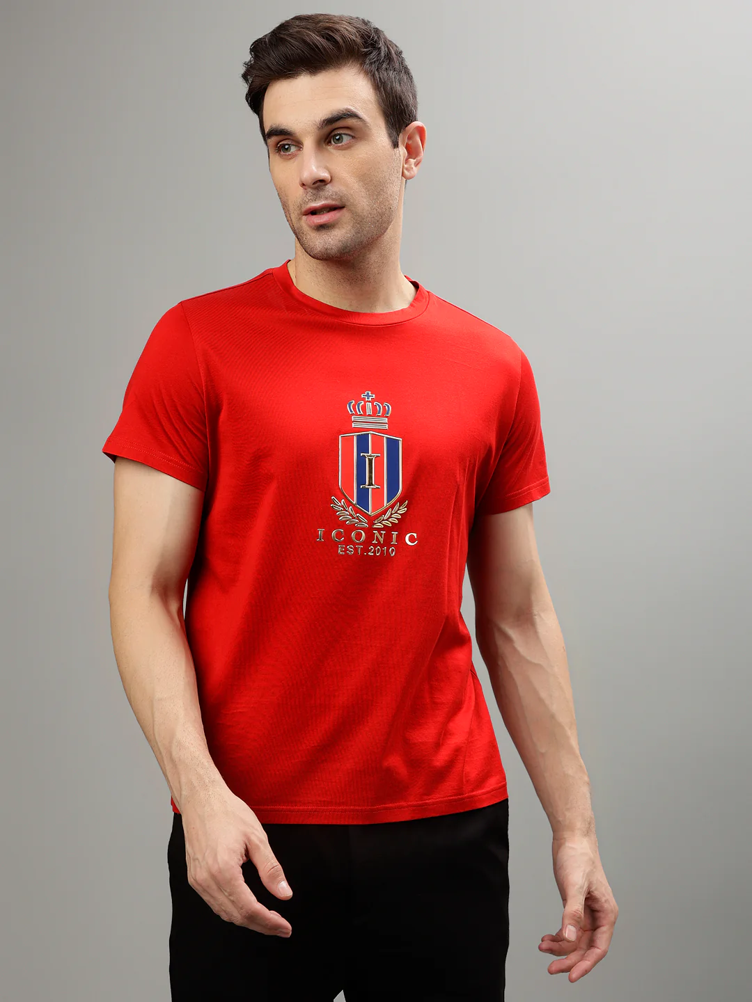 Iconic Red Fashion Regular fit Tshirts - Image 2