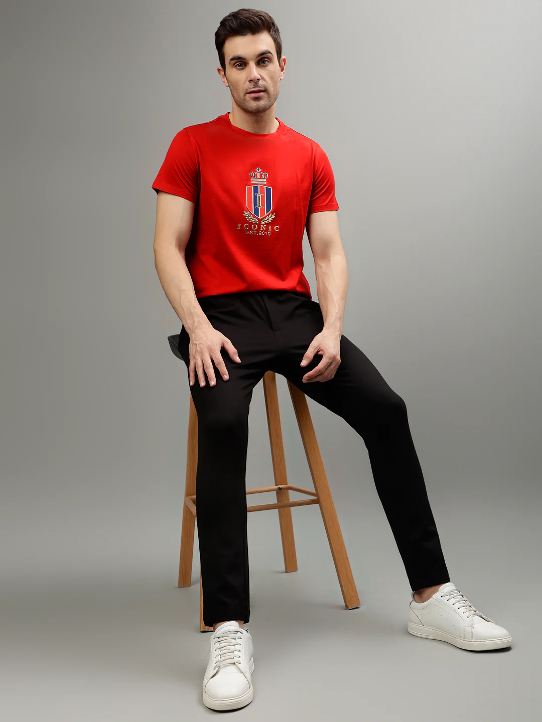 Iconic Red Fashion Regular fit Tshirts - Image 5