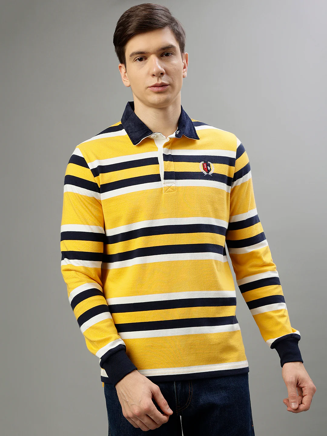 Iconic Multi Color Fashion Striped Regular fit Tshirts - Image 2