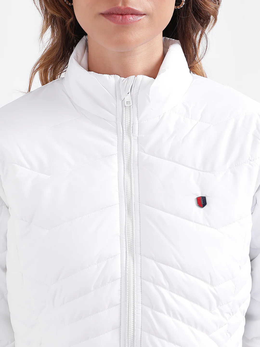 Iconic Women Solid Full Sleeves Stand Collar Jacket - Image 6