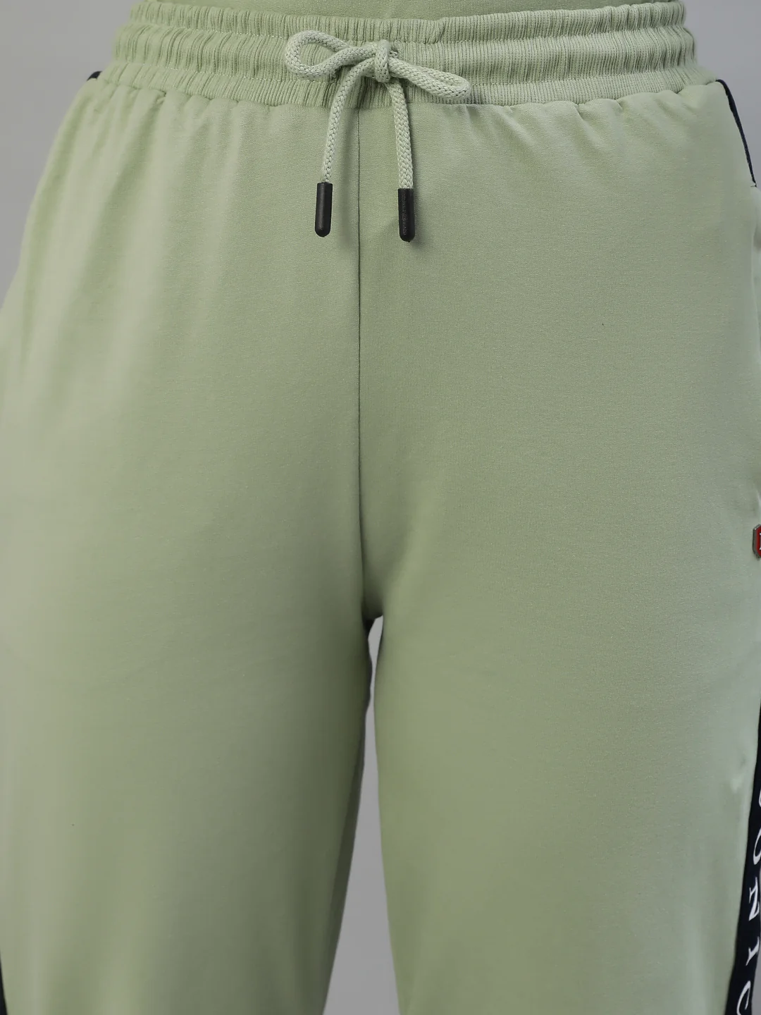 Iconic Women Green Solid Regular Fit Mid-Rise Track Pants - Image 7