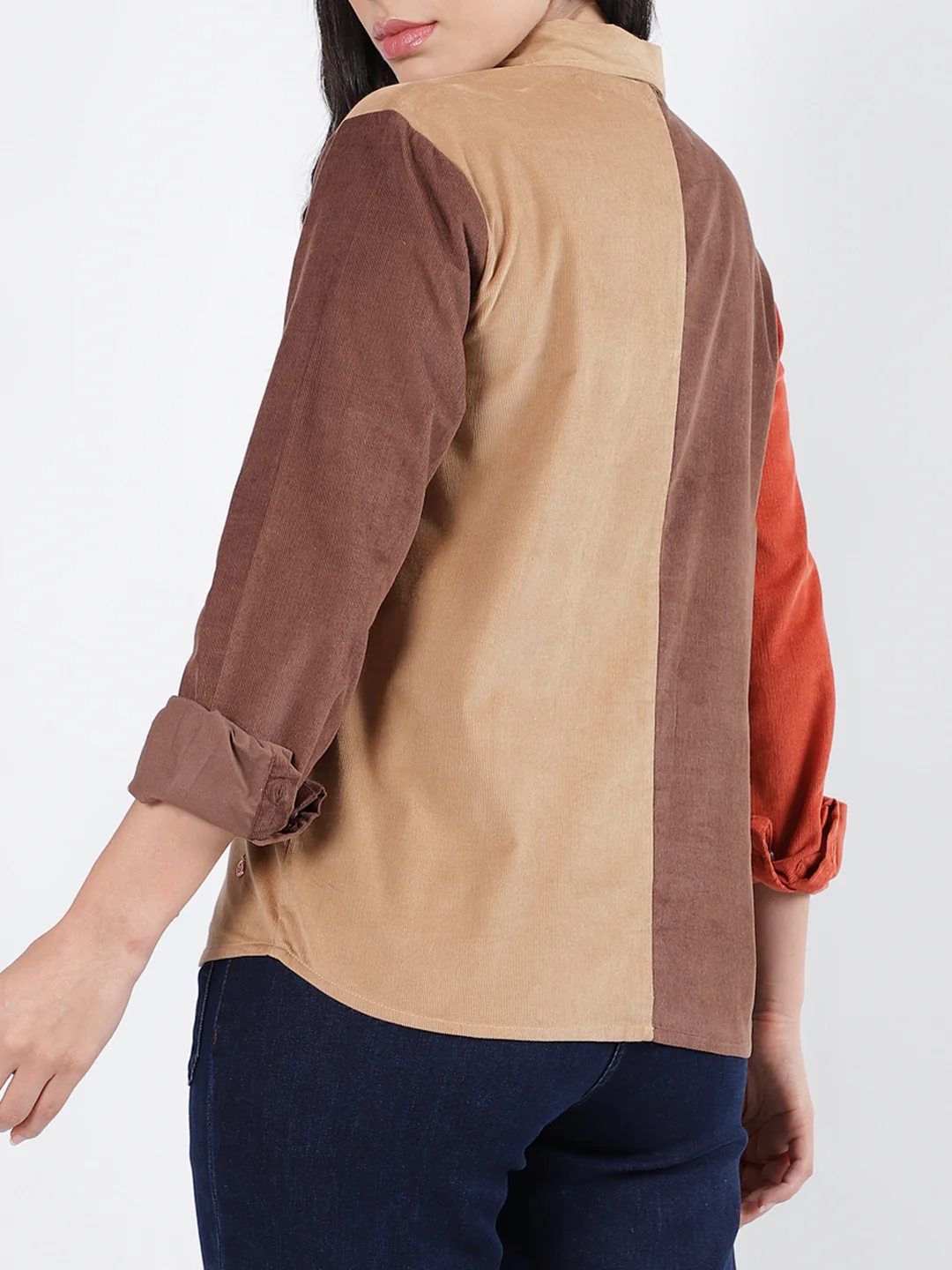 Iconic Multi Fashion Color Block Regular Fit Shirt - Image 3
