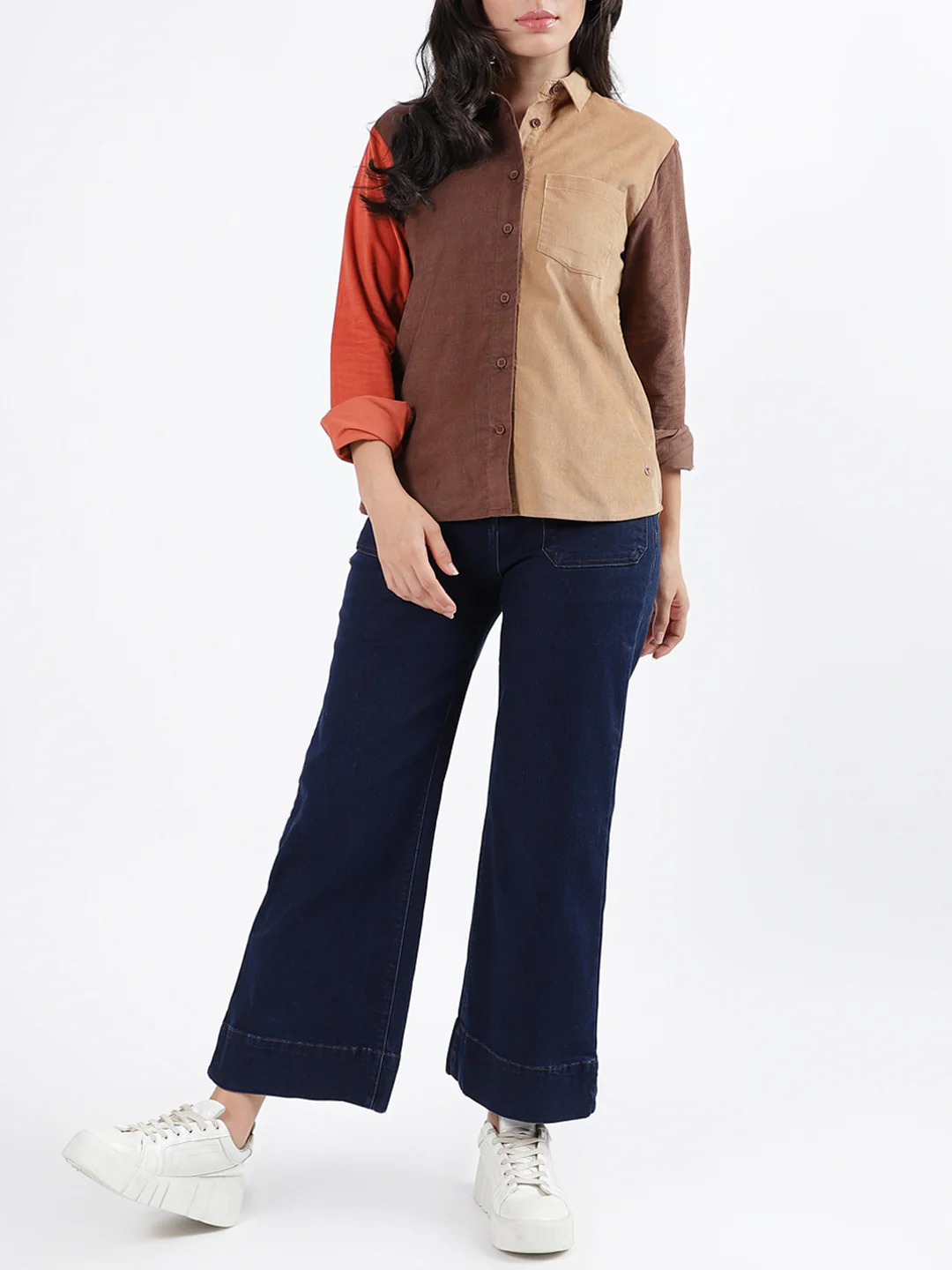 Iconic Multi Fashion Color Block Regular Fit Shirt - Image 4