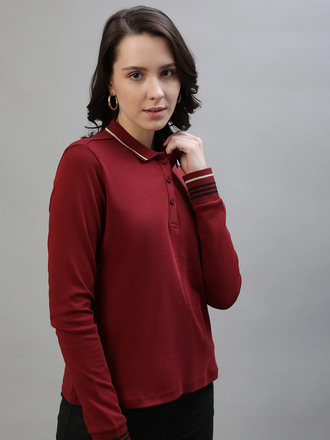 Iconic Red Fashion Regular Fit Polo Tshirt - Image 2