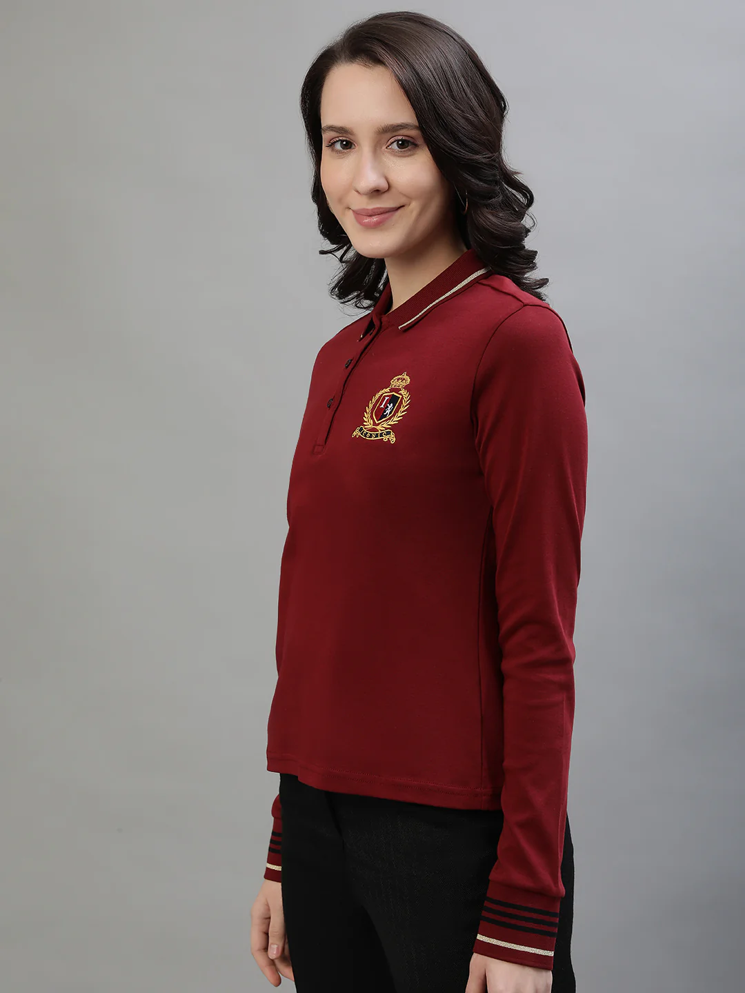 Iconic Red Fashion Regular Fit Polo Tshirt - Image 3