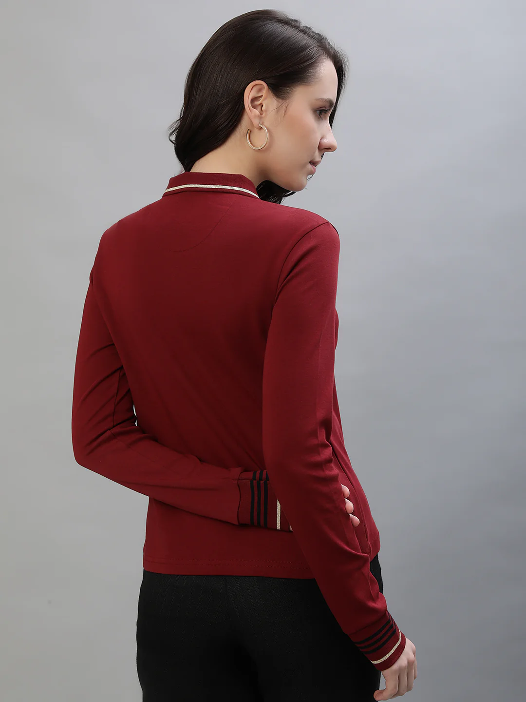 Iconic Red Fashion Regular Fit Polo Tshirt - Image 4
