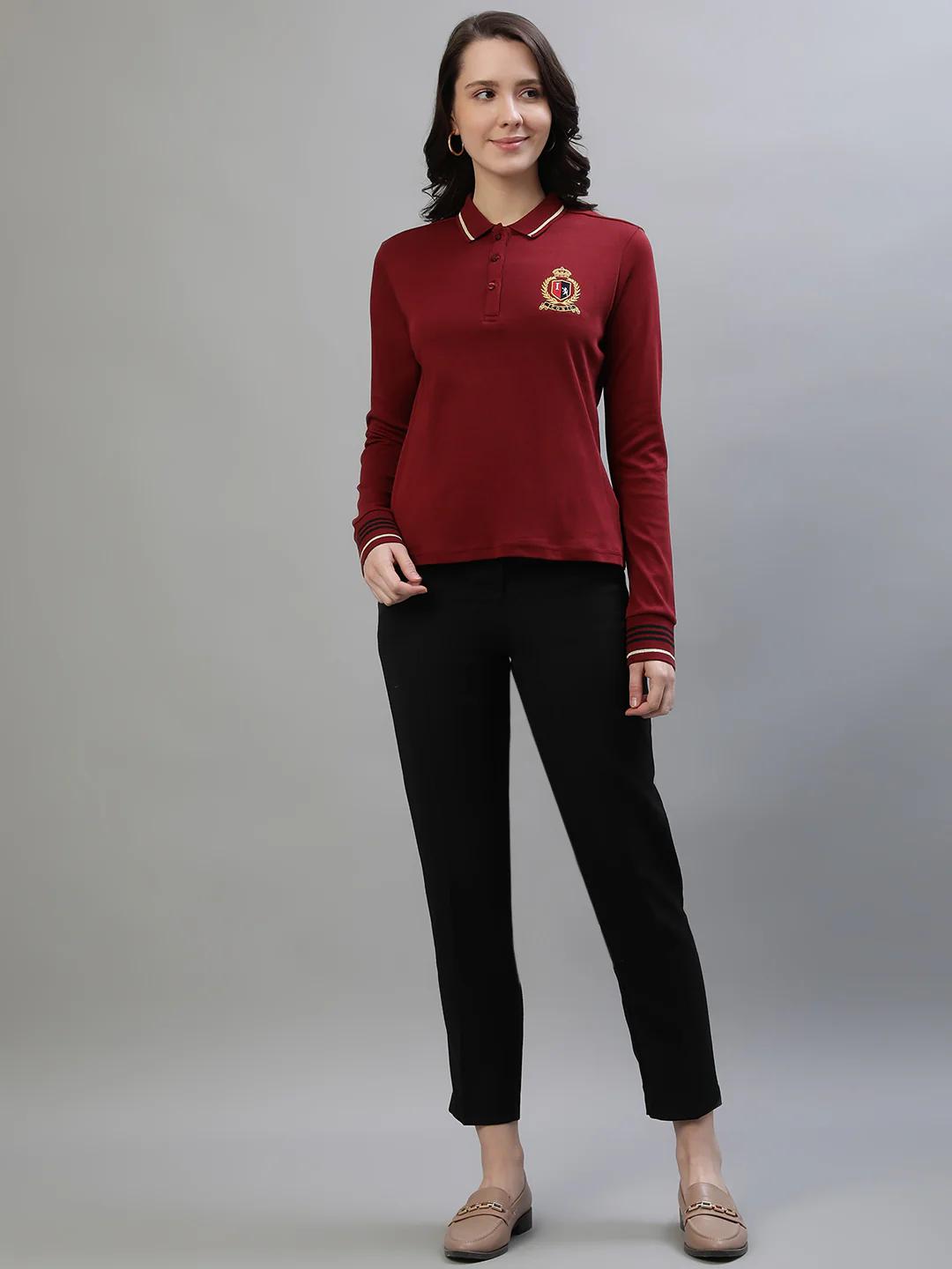 Iconic Red Fashion Regular Fit Polo Tshirt - Image 5