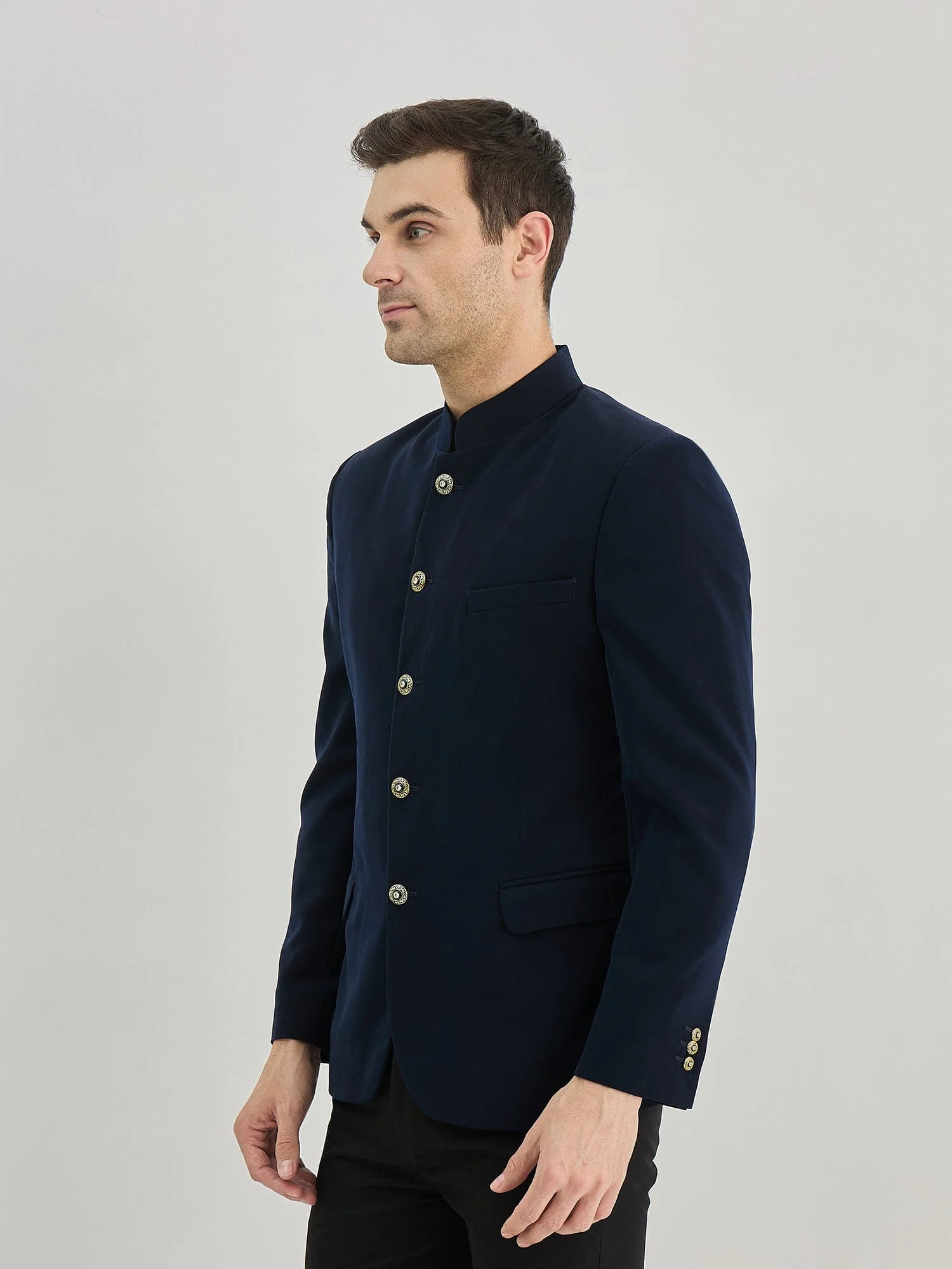 Iconic Men Blue Blazer - Image 4