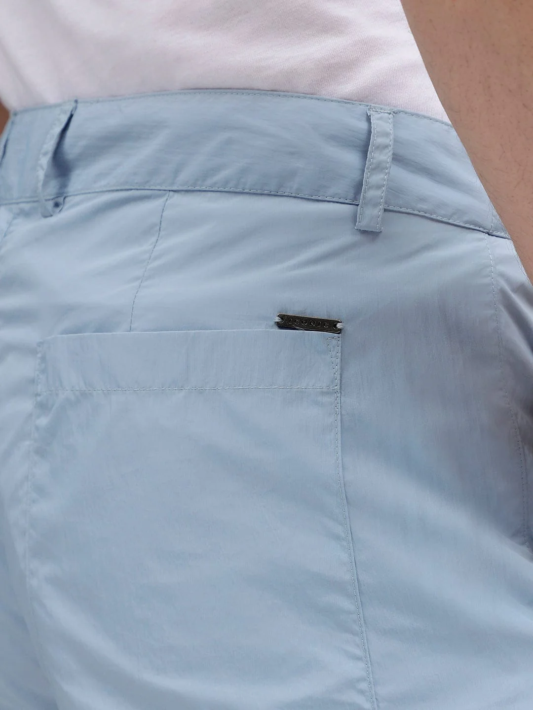 Iconic Men Blue Regular Fit Shorts - Image 6