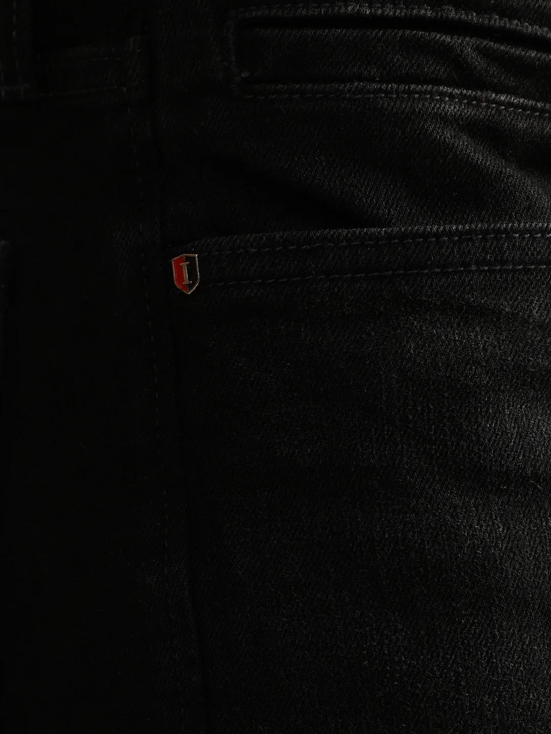 Iconic Men Black Solid Skinny Fit Mid-Rise Jeans - Image 6