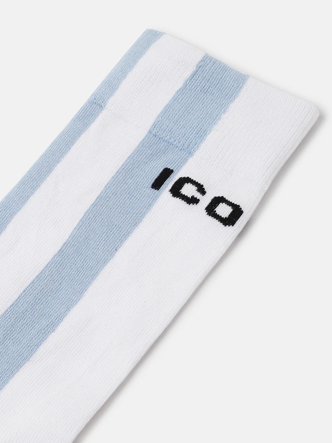 Iconic Men Multicolor Striped Calf Length Socks (Pack Of 1) - Image 3