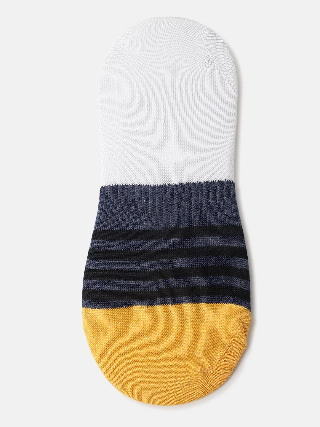 Iconic Men Multicolour Color-blocked Shoe-liner Socks (Pack of 1) - Image 2