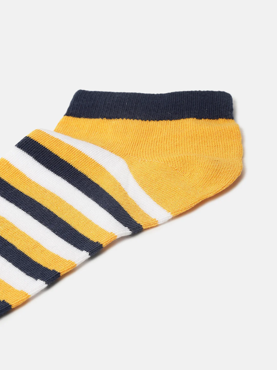 Iconic Men Multicolour Striped Ankle Length Socks (Pack of 3) - Image 6