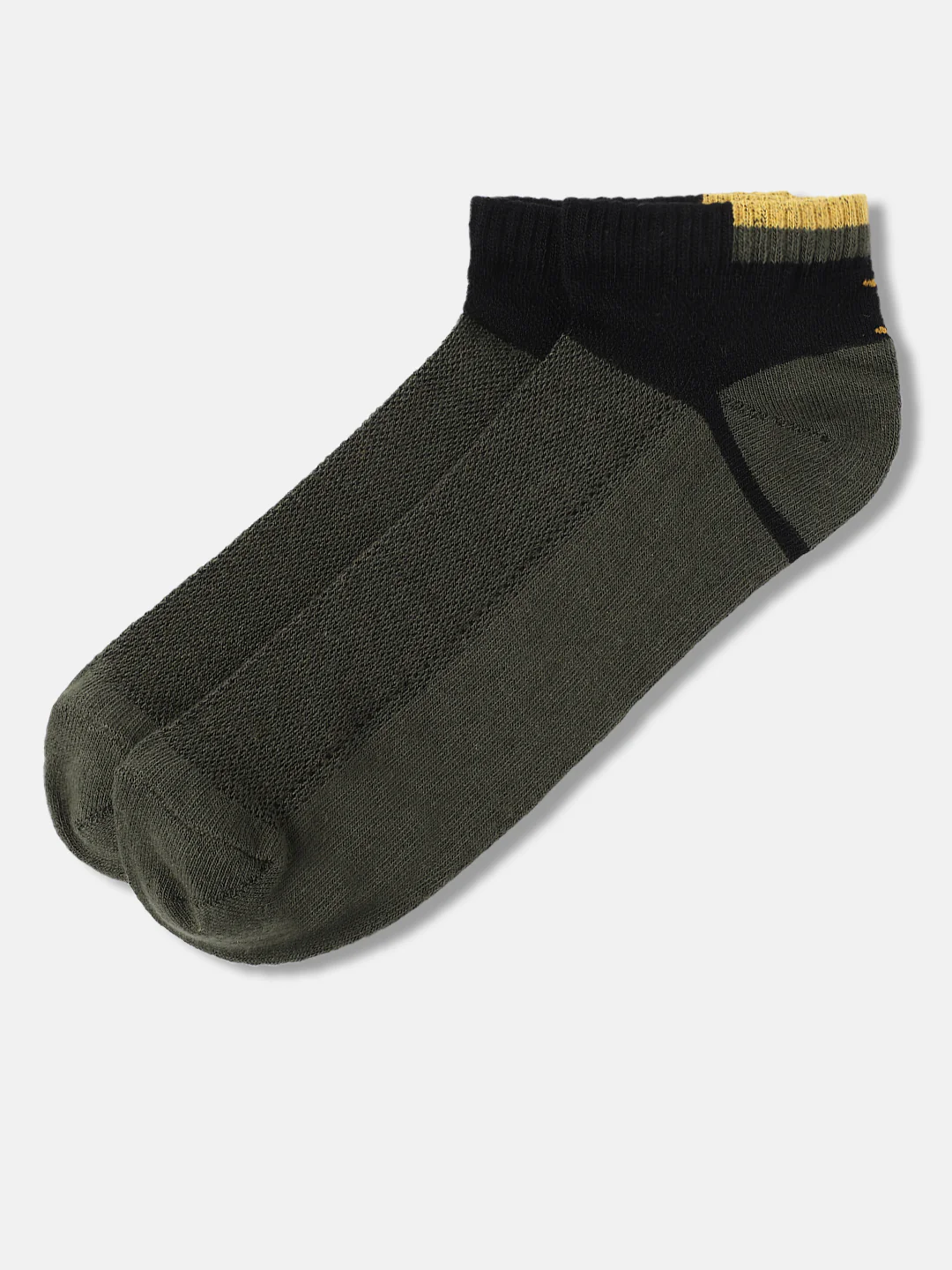Iconic Men Multicolor Solid Ankle Length Socks (Pack Of 2) - Image 3