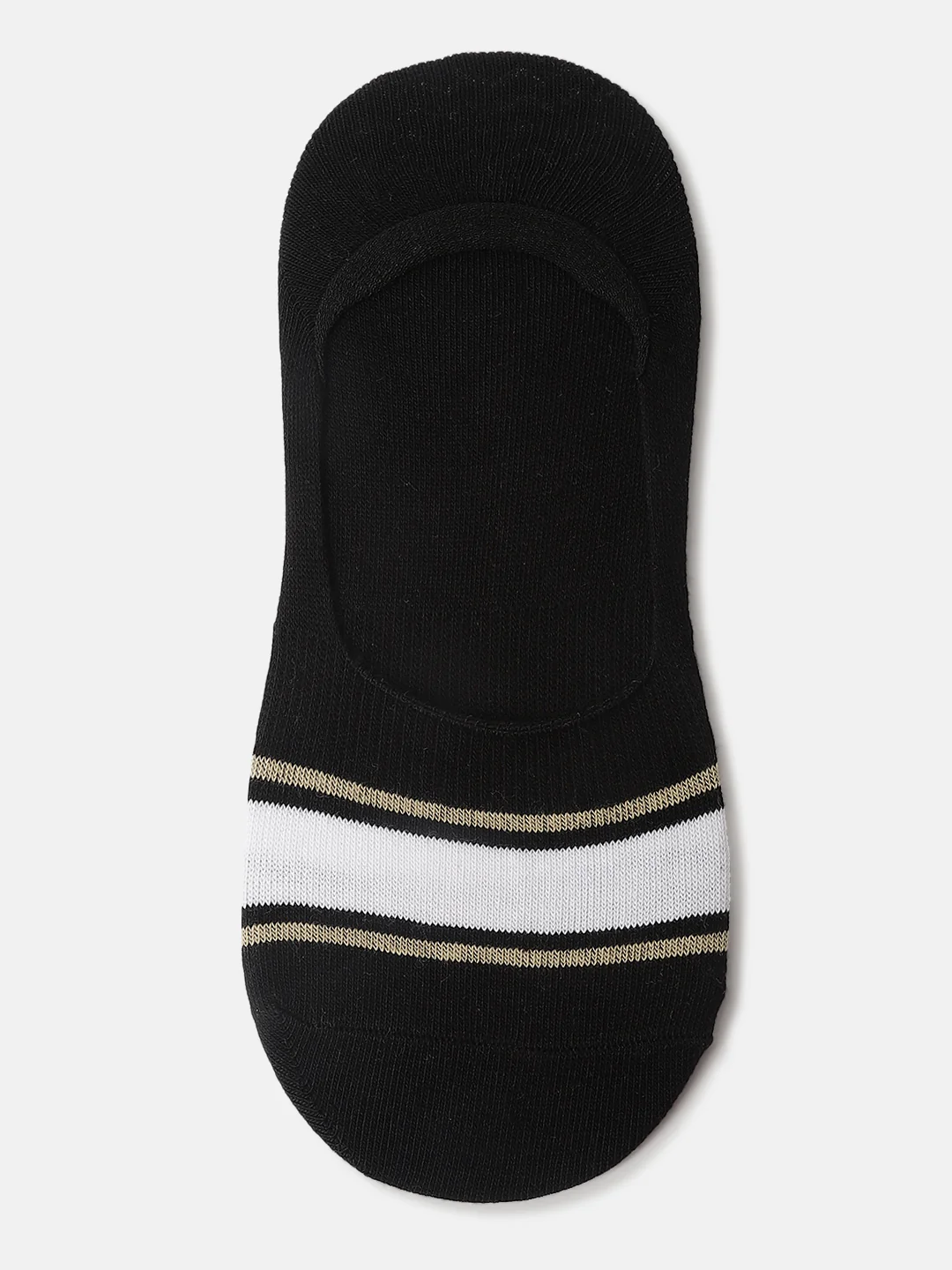 Iconic Men Multicolour Striped Shoe-liner Socks (Pack of 5) - Image 2