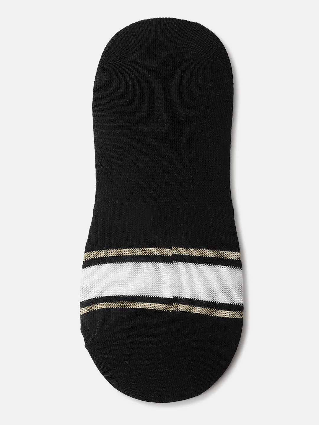 Iconic Men Multicolour Striped Shoe-liner Socks (Pack of 5) - Image 3