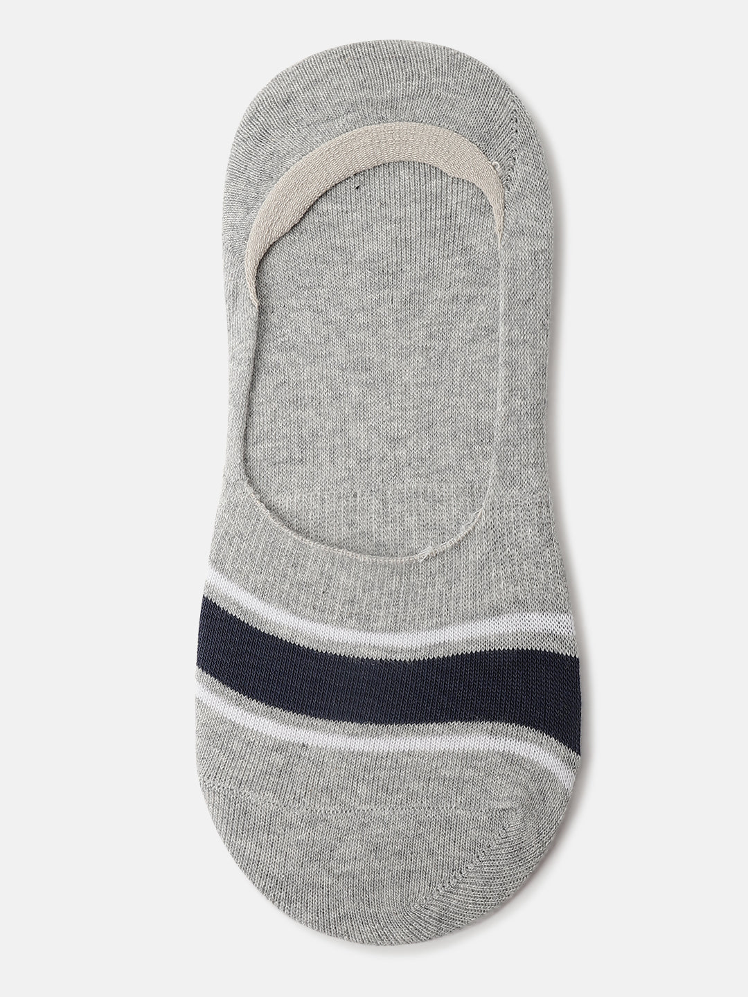 Iconic Men Multicolour Striped Shoe-liner Socks (Pack of 5) - Image 4