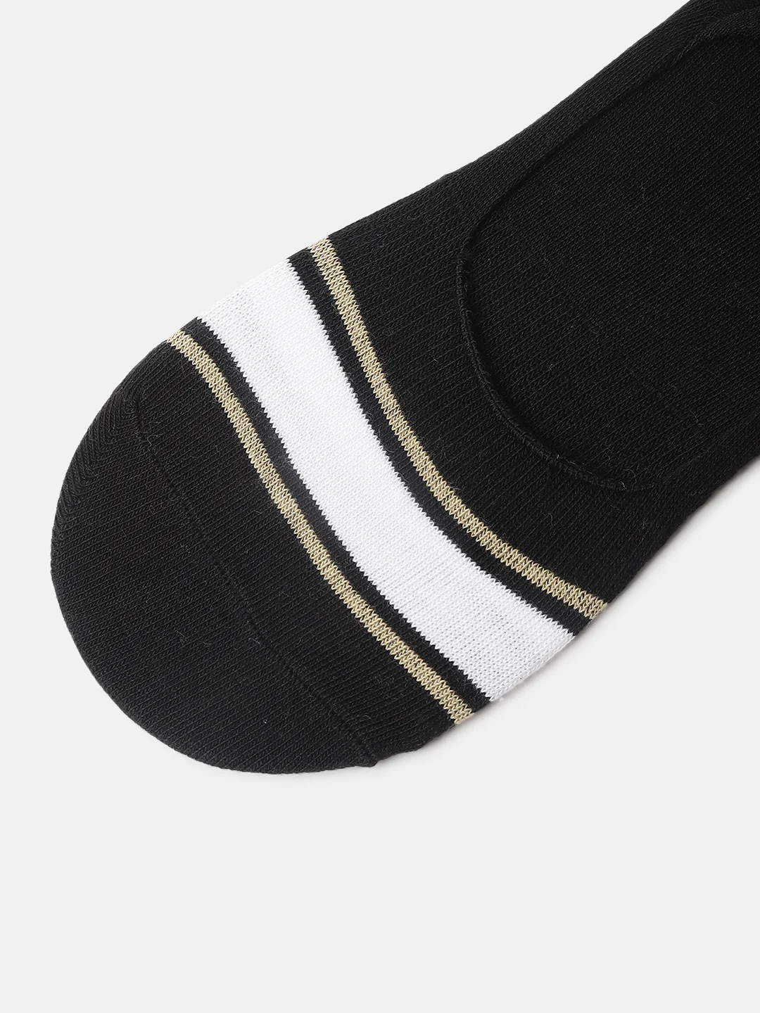 Iconic Men Multicolour Striped Shoe-liner Socks (Pack of 5) - Image 8