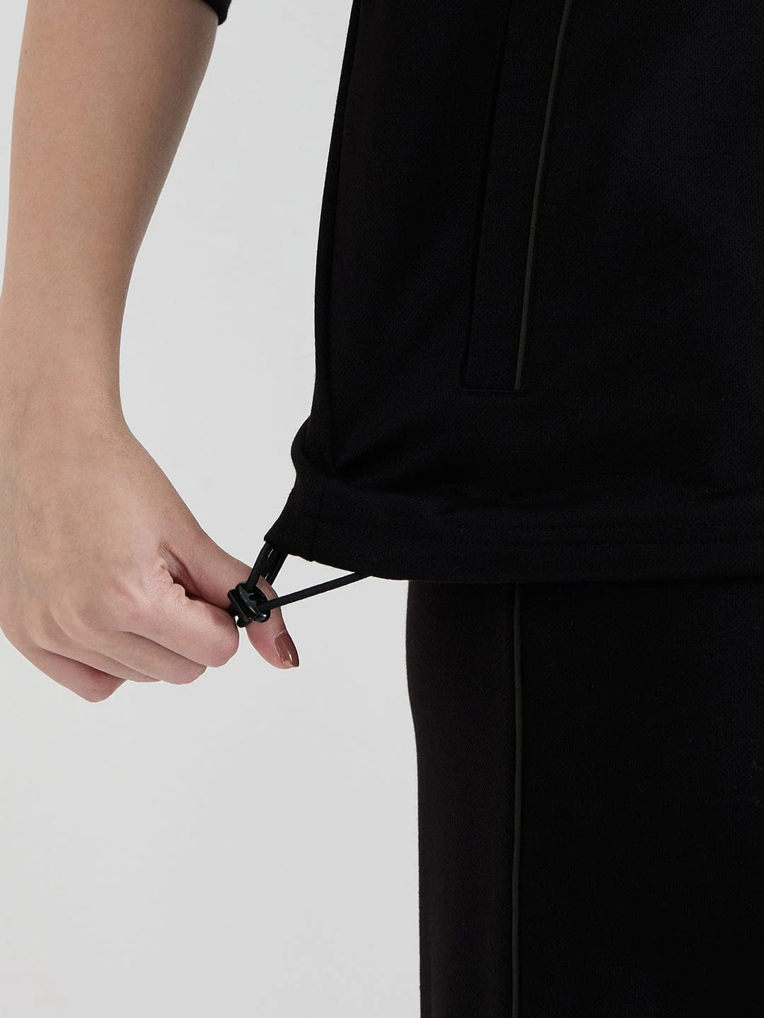 Iconic Women Black Solid Collared Sweatshirt - Image 6