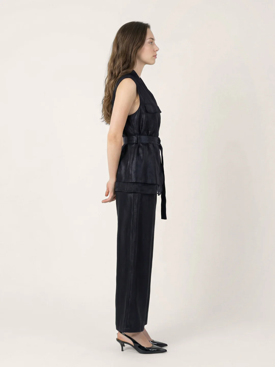 Iconic Women Black Solid Regular Fit Jacket - Image 4