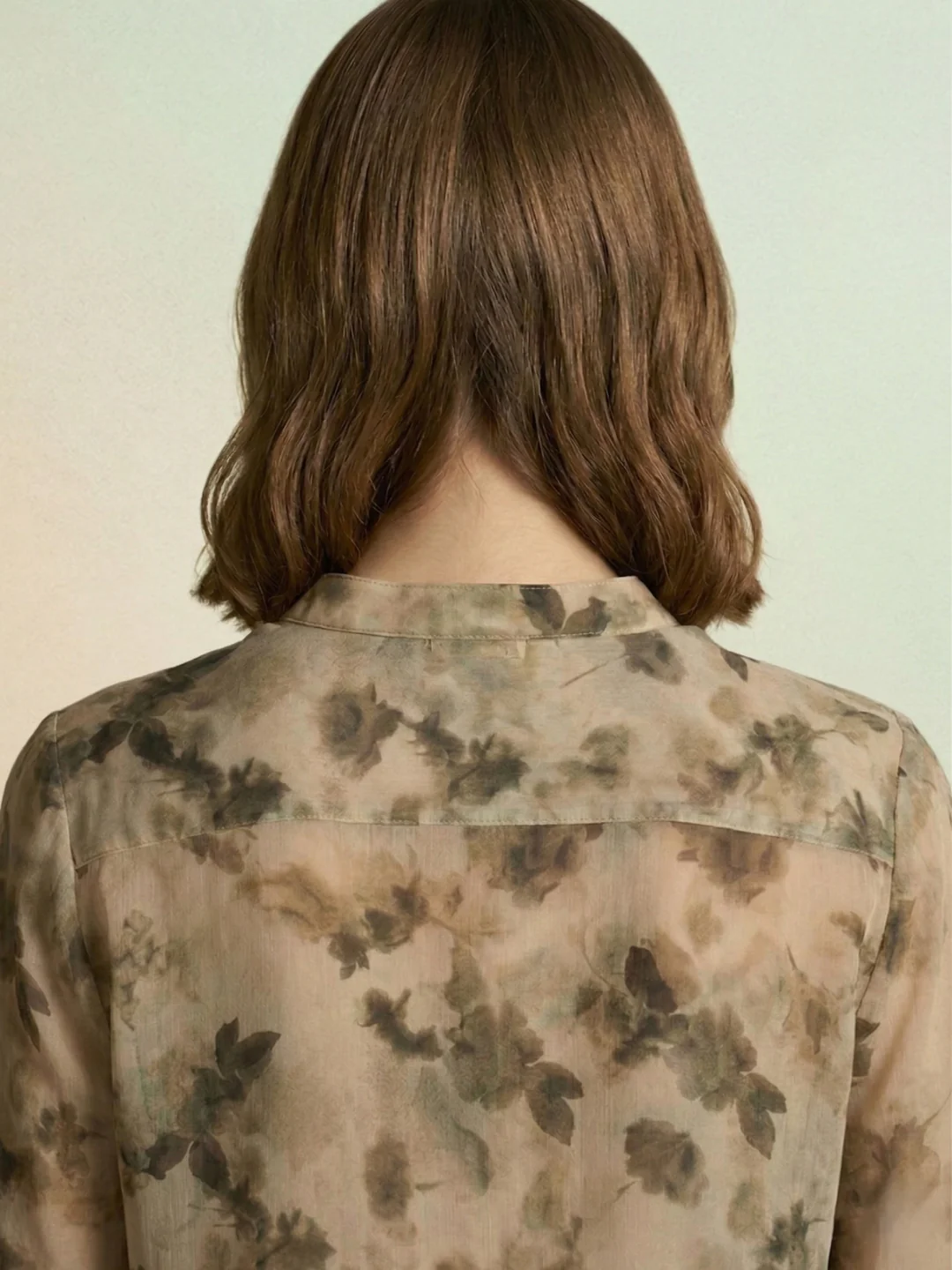 Iconic Women Beige Printed Regular Fit Shirt - Image 5