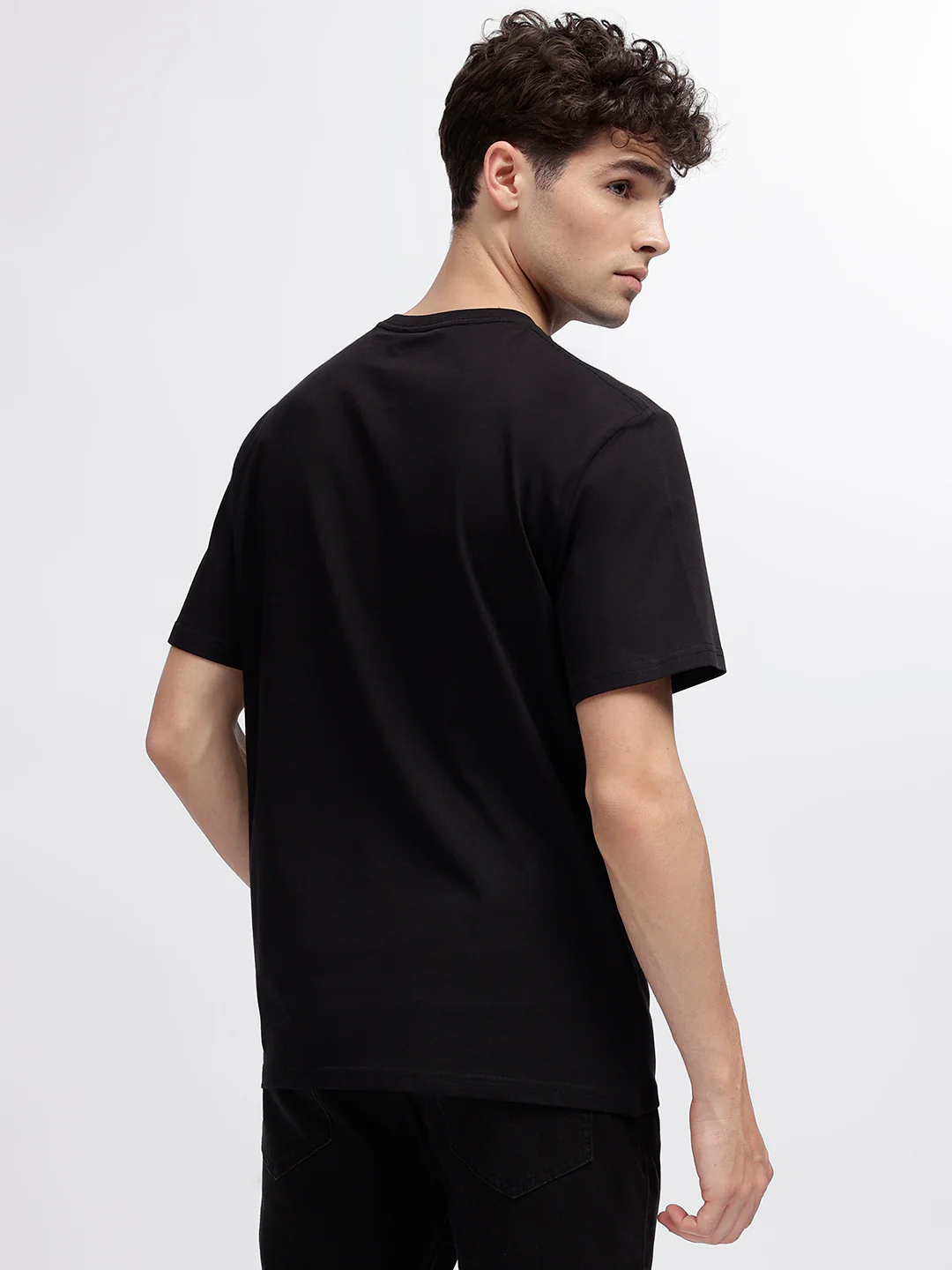 Just Cavalli Black Fashion Logo Regular Fit Tshirt - Image 4