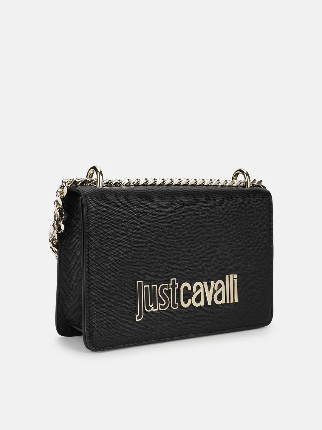 Just Cavalli Women Black Solid Crossbody Bags - Image 3