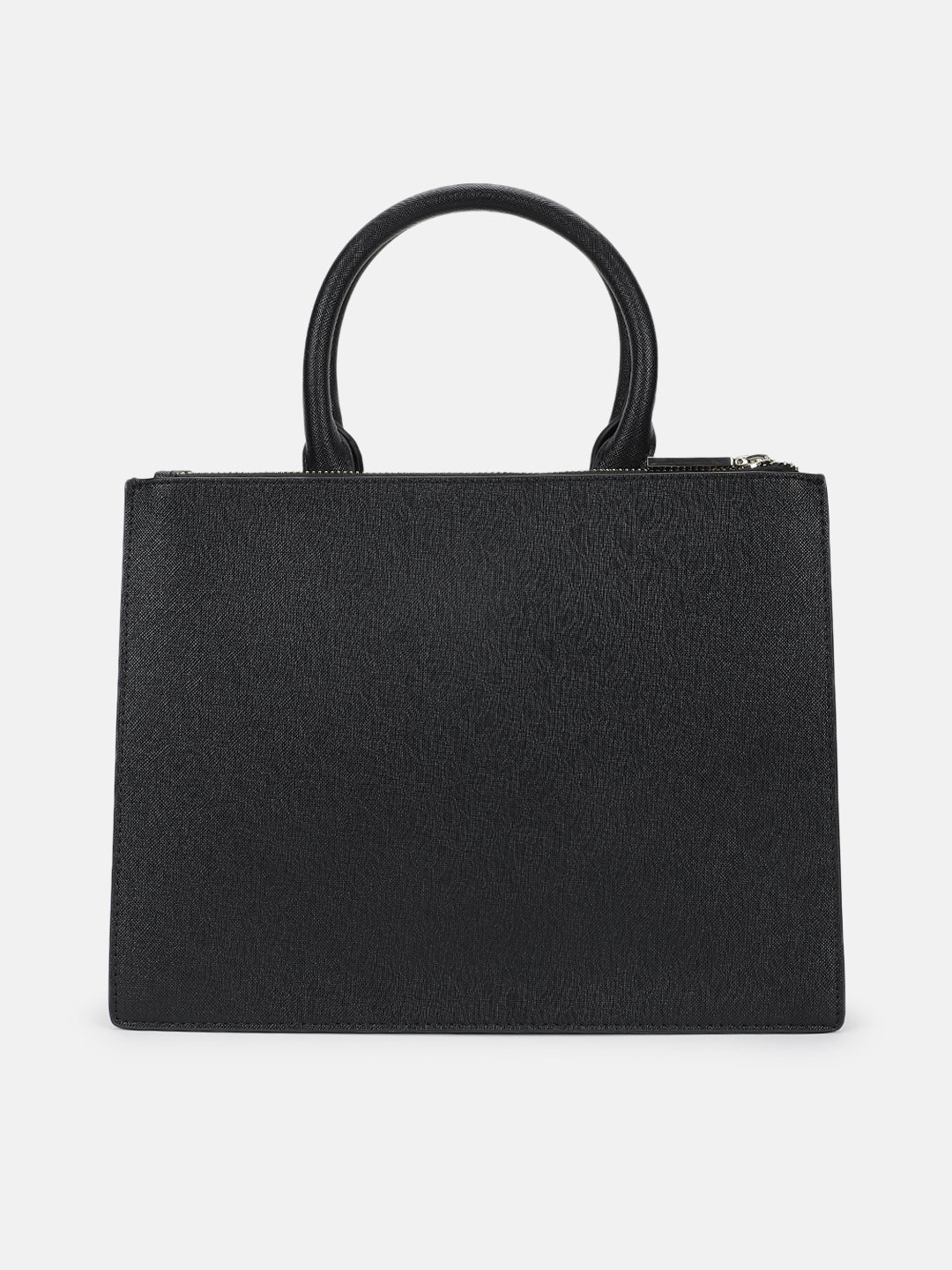 Just Cavalli Women Black Solid Textured Tote Bags - Image 2