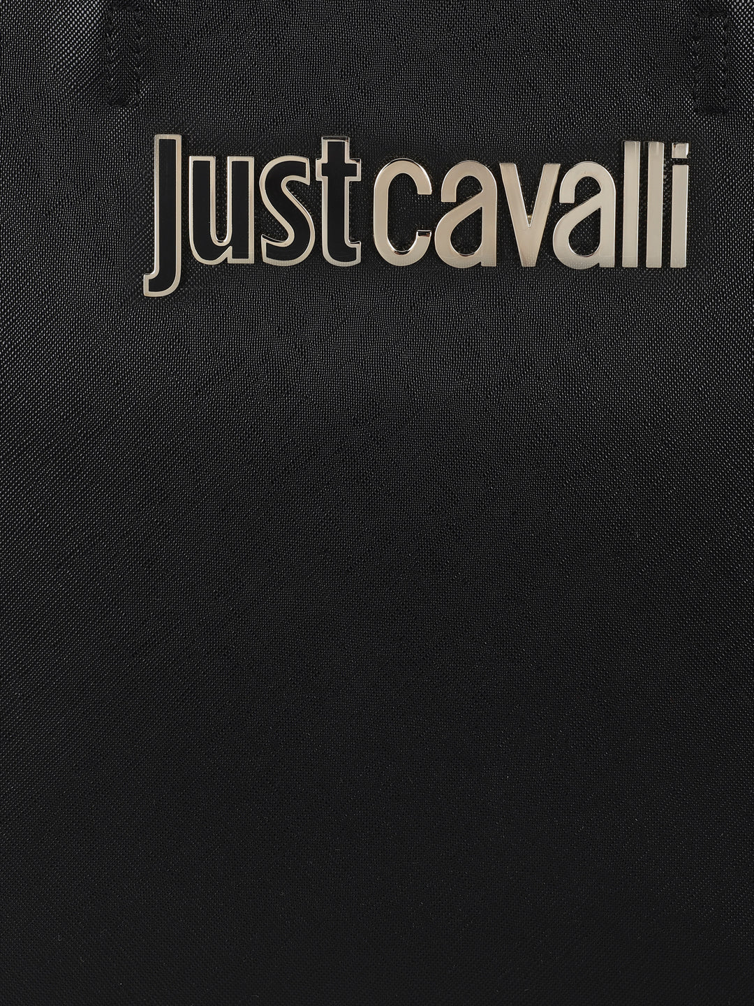 Just Cavalli Women Black Solid Textured Tote Bags - Image 5